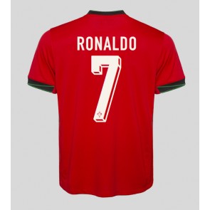 Portugalsko Cristiano Ronaldo #7 Domácí Dres ME 2024 Krátký Rukáv